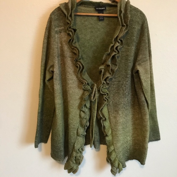 Lane Bryant Sweaters - Gorgeous ruffle ombré cardigan